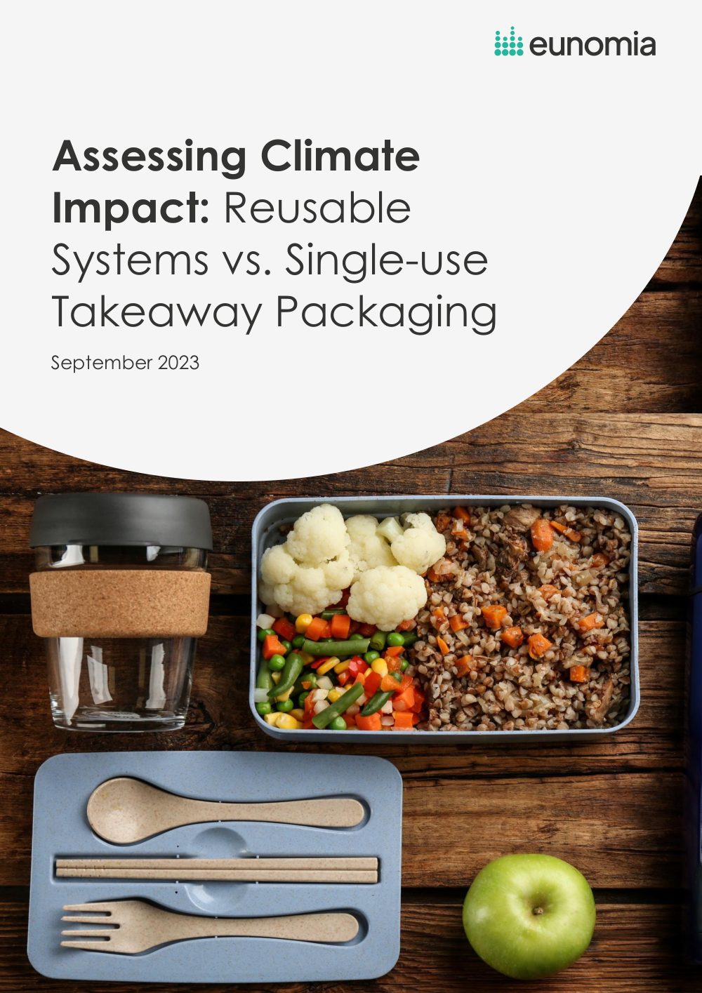 Cover of Climate impact of reusable vs. single-use takeaway packaging