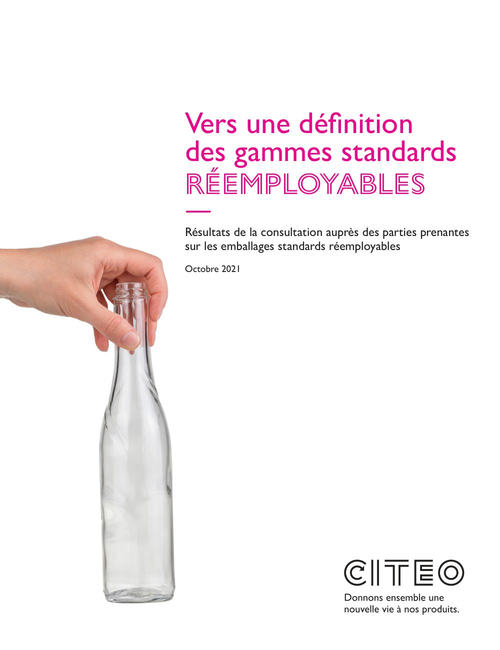 Cover of Towards reusable standards (Vers une définition  des gammes standards  réemployables)