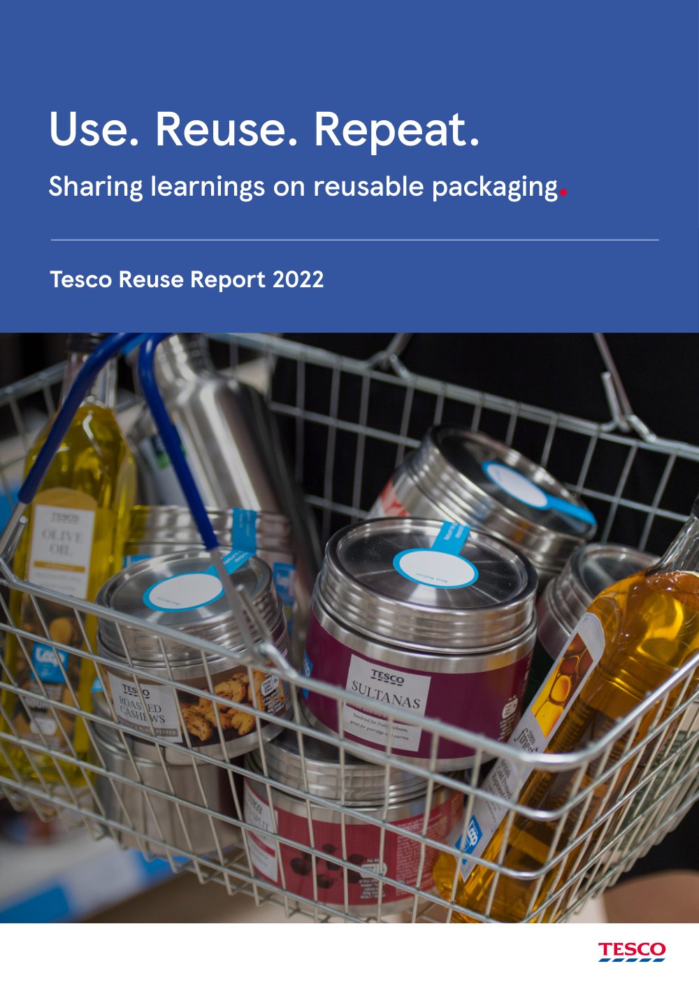 Cover of Use. Reuse. Repeat.  Sharing learnings on reusable packaging.