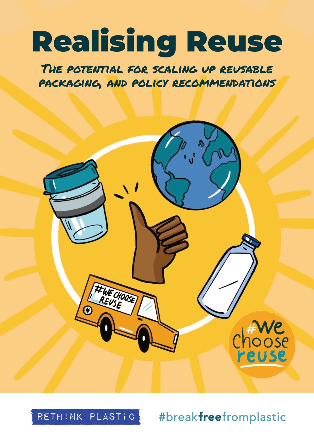 Cover of Realising Reuse Report - The potential for scaling up reusable packaging, and policy recommendations