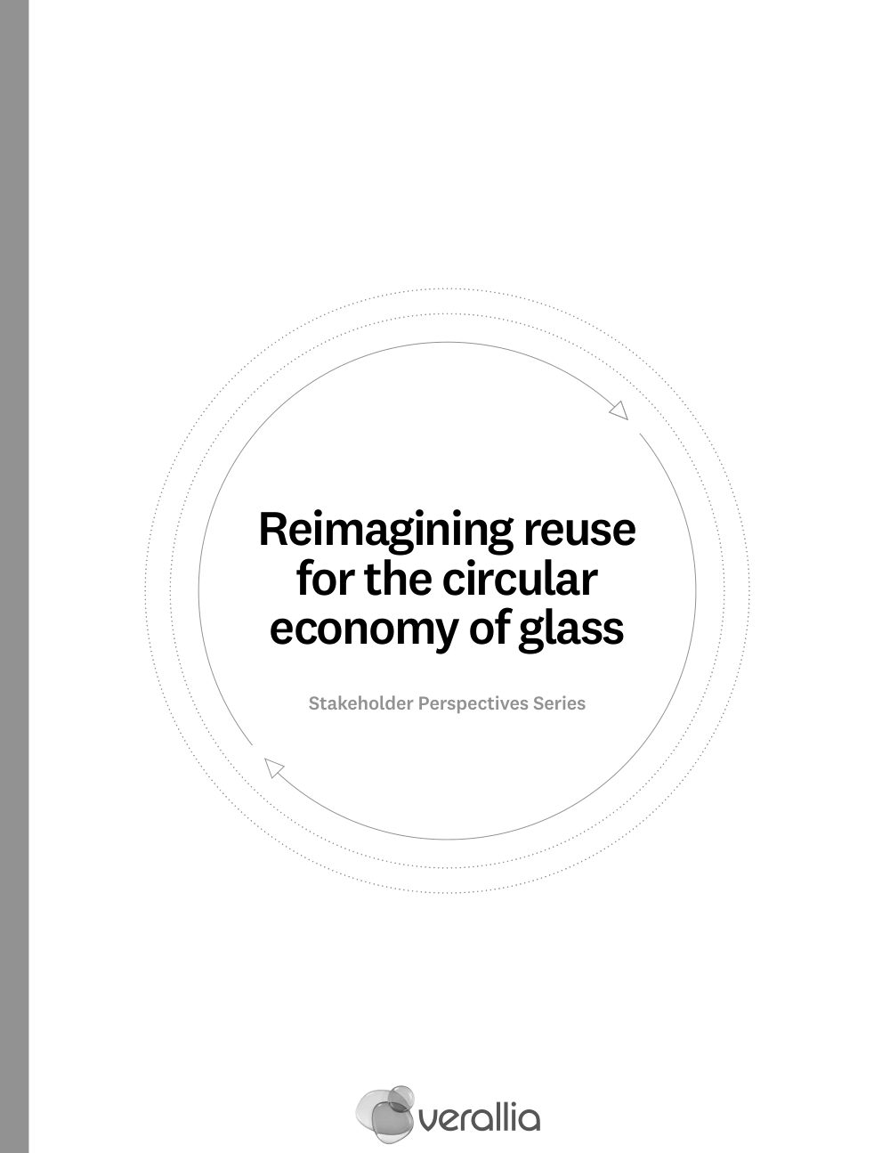 Cover of Reimagining reuse for the circular economy of glass – Stakeholder Perspectives Series
