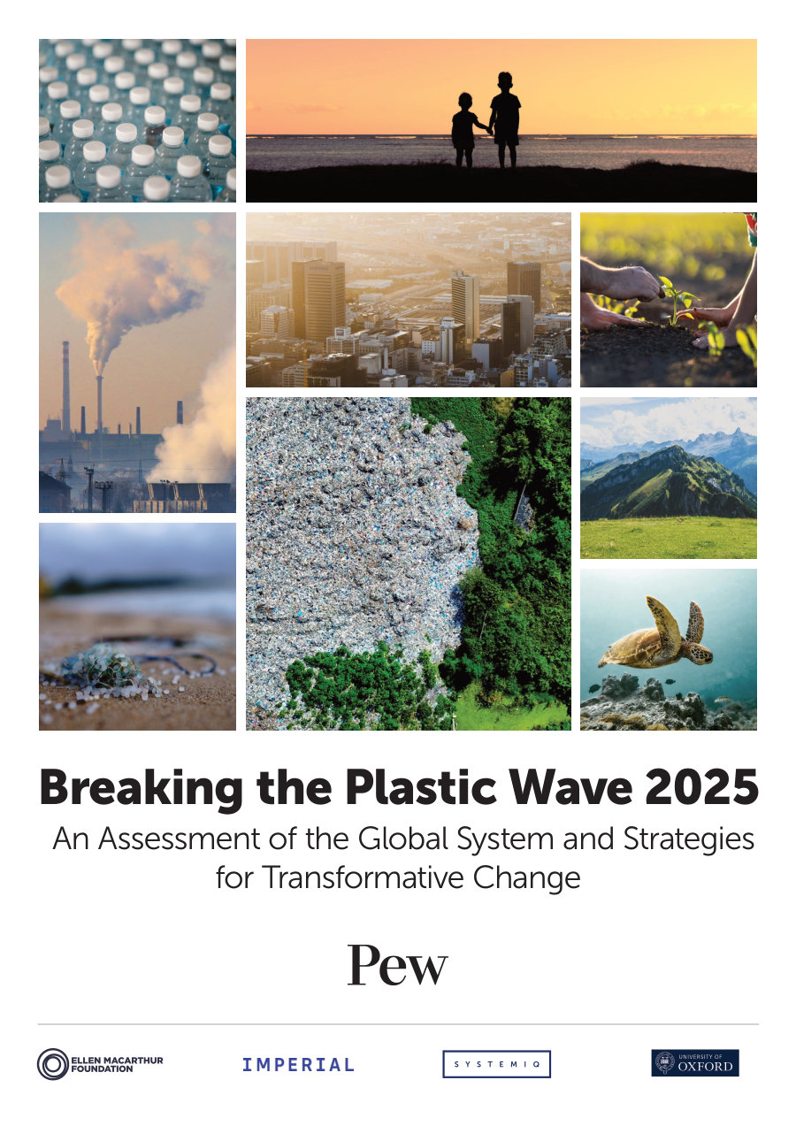 Cover of Breaking the Plastic Wave 2025: An Assessment of the Global System and Strategies for Transformative Change