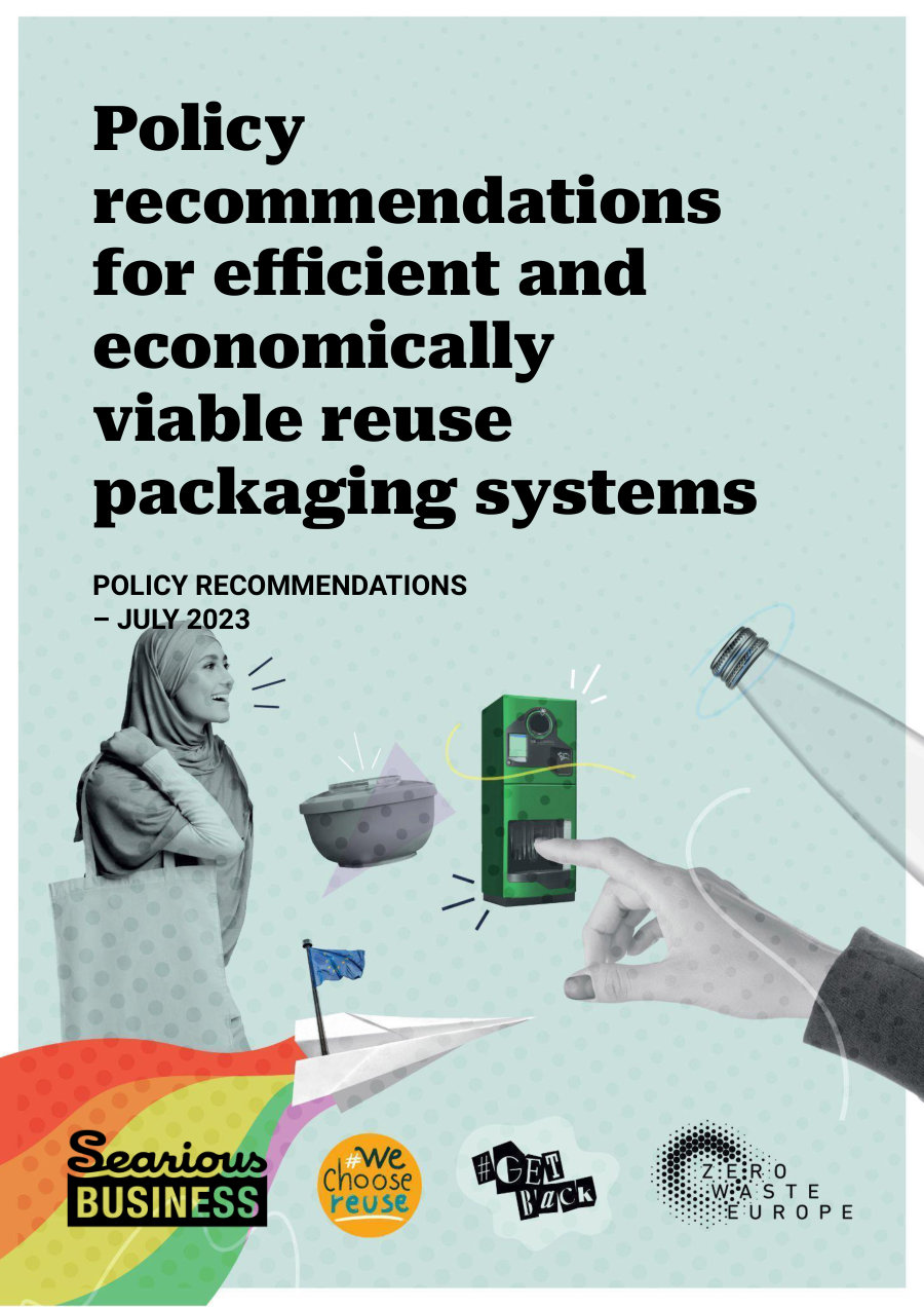 Cover of Policy recommendations for efficient and economically viable reuse packaging systems