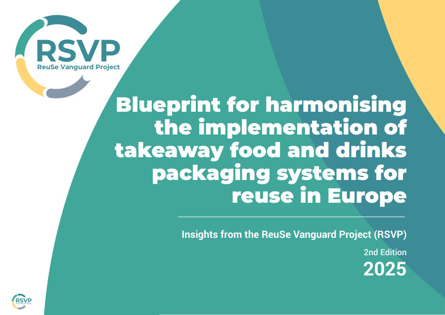 Cover of Blueprint for harmonising the implementation of takeaway food and drinks packaging systems for reuse in Europe – 2nd edition