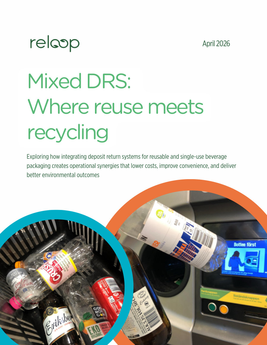 Cover of Mixed DRS: Where reuse meets recycling – Exploring how integrating deposit return systems for reusable and single-use beverage packaging creates operational synergies