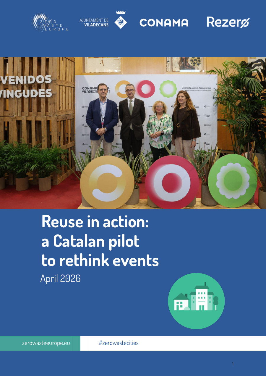 Cover of Reuse in action: a Catalan pilot to rethink events