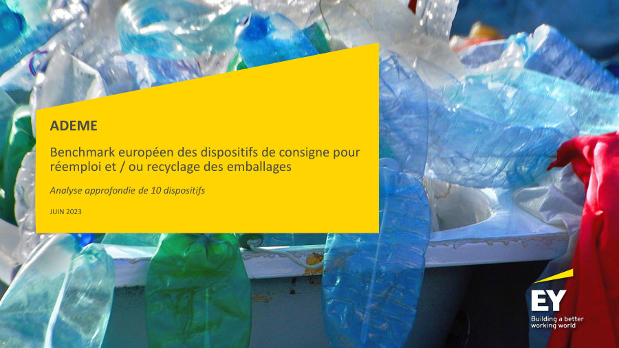 Cover of Benchmark européen des dispositifs de consigne pour réemploi et / ou recyclage des emballages – Analyse approfondie de 10 dispositifs (European benchmark of deposit systems for the reuse and/or recycling of packaging – in-depth analysis of 10 systems)