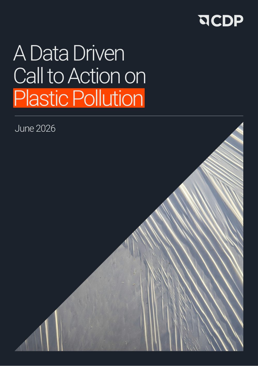 Cover of A Data Driven Call to Action on Plastics Pollution