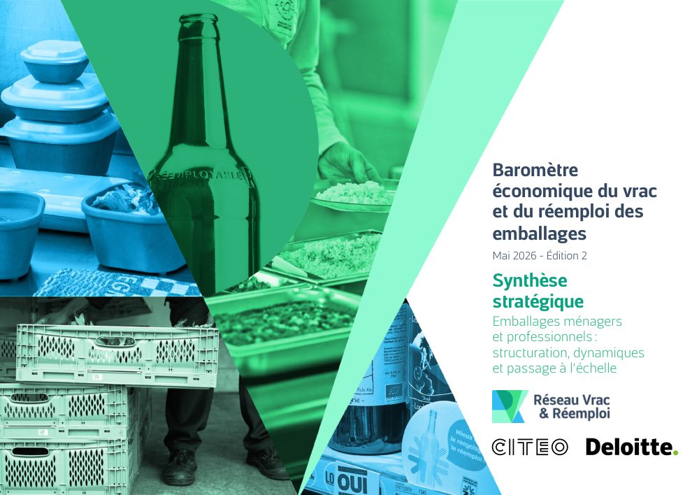 Cover of Baromètre économique du vrac et du réemploi des emballages – Synthèse stratégique, édition 2