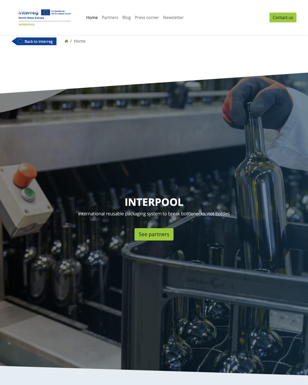Cover of INTERPOOL – cross-border pooling of reusable glass packaging
