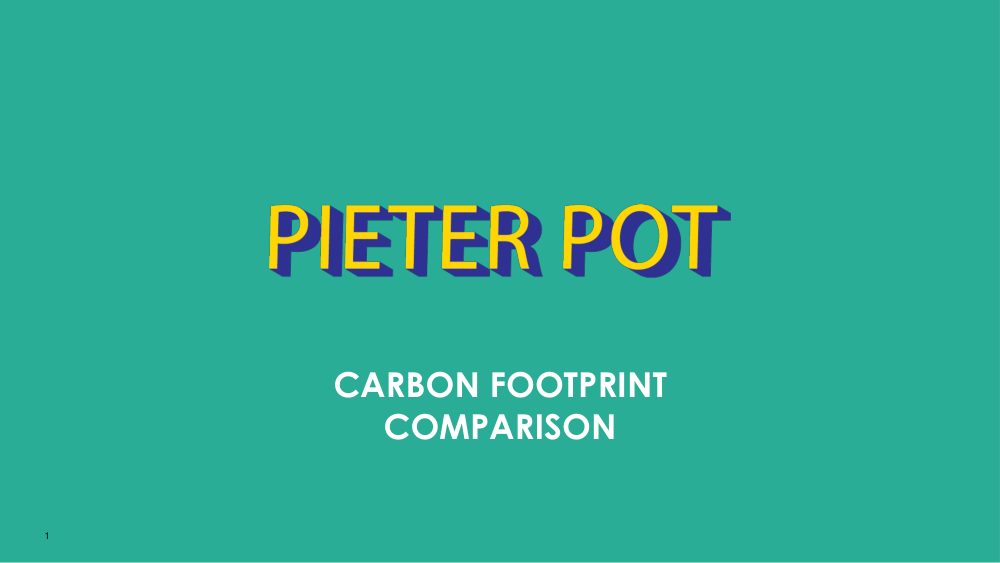 Cover of Carbon footprint comparison (reusing glass jars vs recycling plastic packaging)